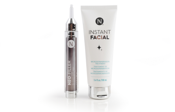 Neora Instant Facial Microdermabrasion Treatment with Neo-FILLER Lift + Fill Corrective Elixir